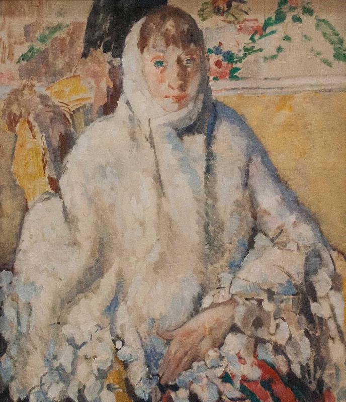 Rik Wouters De zieke met de witte sjaal France oil painting art